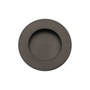 Round Flush Pull Matt Bronze finish
 - C1835-MB - Choice Handles