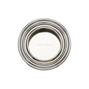 Round Reeded Flush Pull Polished Nickel finish
 - C1837-PNF - Choice Handles