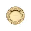 Round Reeded Flush Pull Satin Brass finish
 - C1837-SB - Choice Handles