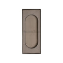 Flush Pull Handle 105mm Matt Bronze Finish - C1850 105-MB - Choice Handles