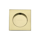 Square Flush Pull 63.5 x 63.5mm Polished Brass finish
 - C1860-PB - Choice Handles