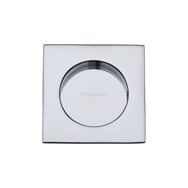 Square Flush Pull 63.5 x 63.5mm Polished Chrome finish
 - C1860-PC - Choice Handles