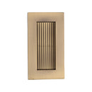 Reeded Rectangular Flush Pull 105 x 58mm Antique Brass finish
 - C1865 105-AT - Choice Handles
