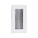 Reeded Rectangular Flush Pull 105 x 58mm Polished Chrome finish
 - C1865 105-PC - Choice Handles