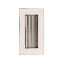 Reeded Rectangular Flush Pull 105 x 58mm Polished Nickel finish
 - C1865 105-PNF - Choice Handles