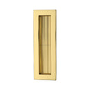 Reeded Rectangular Flush Pull 175 x 58mm Polished Brass finish
 - C1865 175-PB - Choice Handles