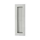 Reeded Rectangular Flush Pull 175 x 58mm Satin Chrome finish
 - C1865 175-SC - Choice Handles