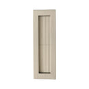 Reeded Rectangular Flush Pull 175 x 58mm Satin Nickel finish
 - C1865 175-SN - Choice Handles