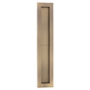 Reeded Rectangular Flush Pull 300 x 58mm Antique Brass finish - C1865 300-AT - Choice Handles
