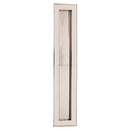 Reeded Rectangular Flush Pull 300 x 58mm Polished Nickel finish - C1865 300-PNF - Choice Handles