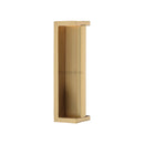 Heritage Brass Sliding Flush Pull Satin Brass finish
 - C1874-SB