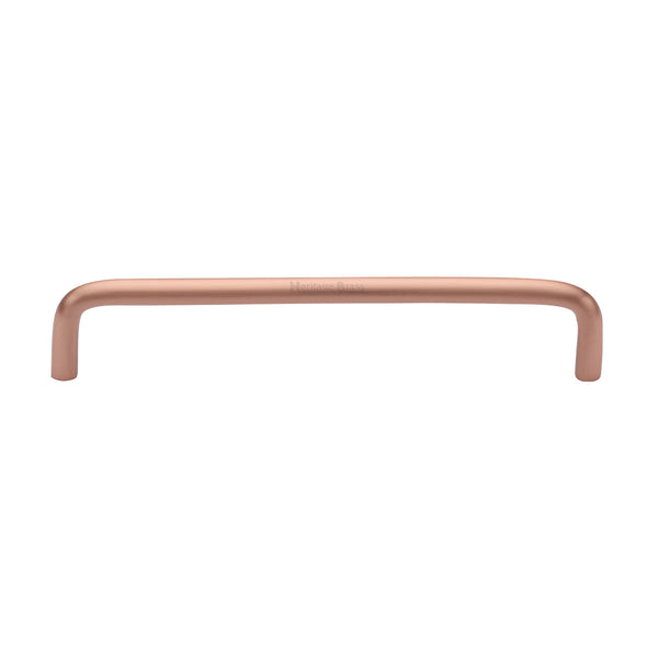 Heritage Brass Cabinet Pull Wire Design 152mm CTC Satin Rose Gold Finish - C2155 152-SRG - Choice Handles