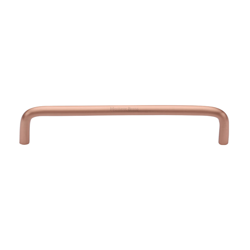 Heritage Brass Cabinet Pull Wire Design 152mm CTC Satin Rose Gold Finish - C2155 152-SRG - Choice Handles