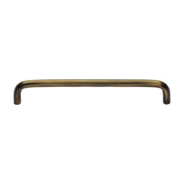 Heritage Brass Cabinet Pull Wire Design 160mm CTC Antique Brass Finish - C2155 160-AT