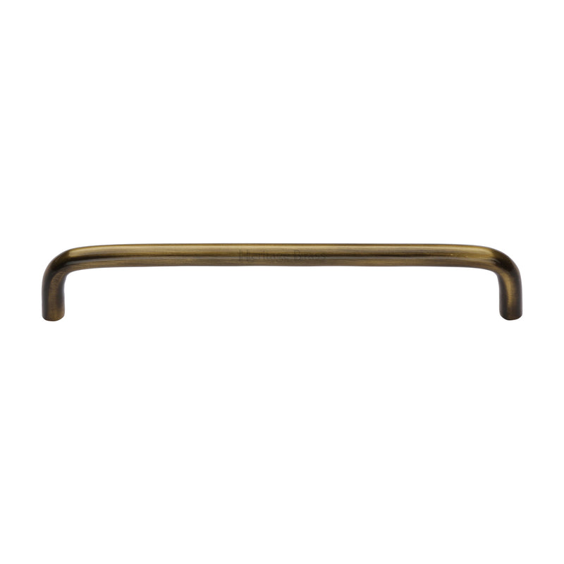 Heritage Brass Cabinet Pull Wire Design 160mm CTC Antique Brass Finish - C2155 160-AT