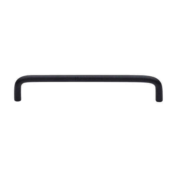 Heritage Brass Cabinet Pull Wire Design 160mm CTC Matt Black Finish - C2155 160-BKMT