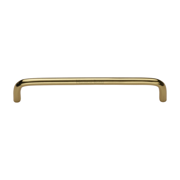 Heritage Brass Cabinet Pull Wire Design 160mm CTC Polished Brass Finish - C2155 160-PB - Choice Handles