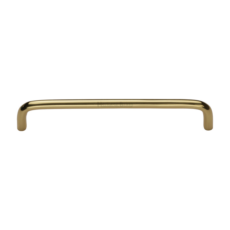 Heritage Brass Cabinet Pull Wire Design 160mm CTC Polished Brass Finish - C2155 160-PB - Choice Handles