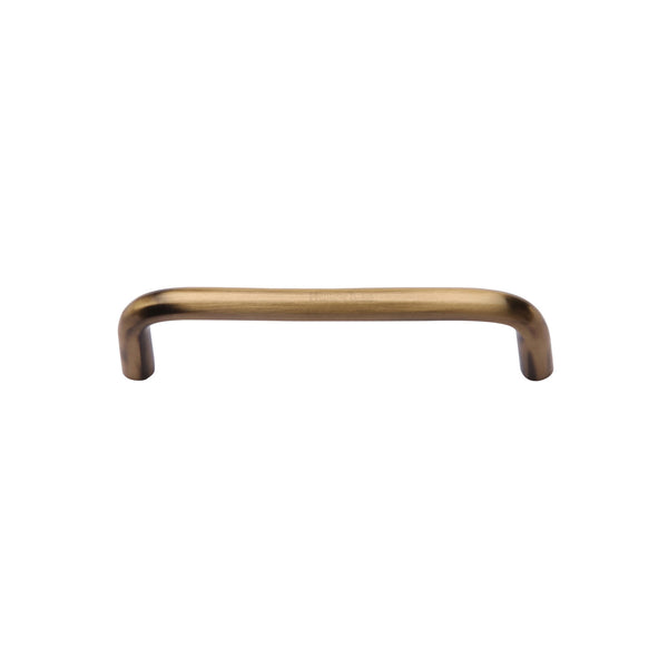 Heritage Brass Cabinet Pull Wire Design 96mm CTC Antique Brass Finish - C2155 96-AT - Choice Handles