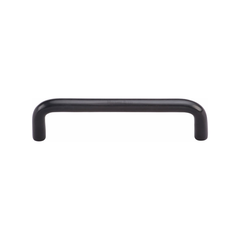 Heritage Brass Cabinet Pull Wire Design 96mm CTC Matt Black Finish - C2155 96-BKMT