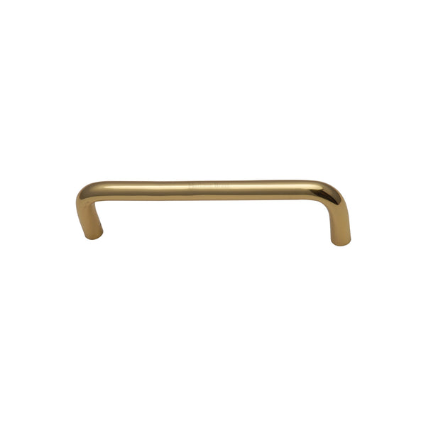 Heritage Brass Cabinet Pull Wire Design 96mm CTC Polished Brass Finish - C2155 96-PB - Choice Handles