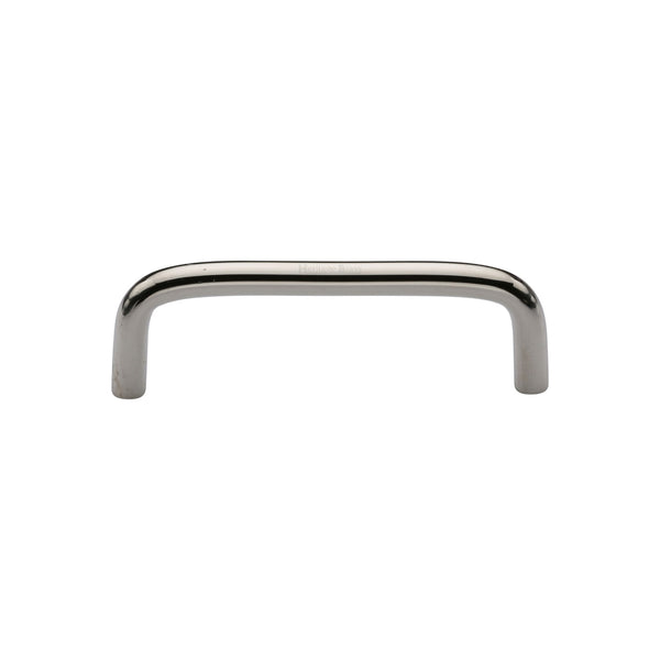 Heritage Brass Cabinet Pull Wire Design 96mm CTC Polished Nickel Finish - C2155 96-PNF - Choice Handles