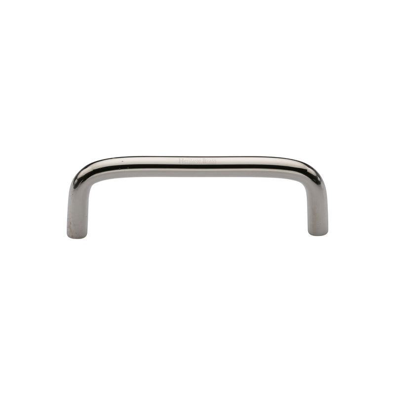Heritage Brass Cabinet Pull Wire Design 96mm CTC Polished Nickel Finish - C2155 96-PNF - Choice Handles