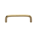 Heritage Brass Cabinet Pull Wire Design 96mm CTC Satin Brass Finish - C2155 96-SB - Choice Handles