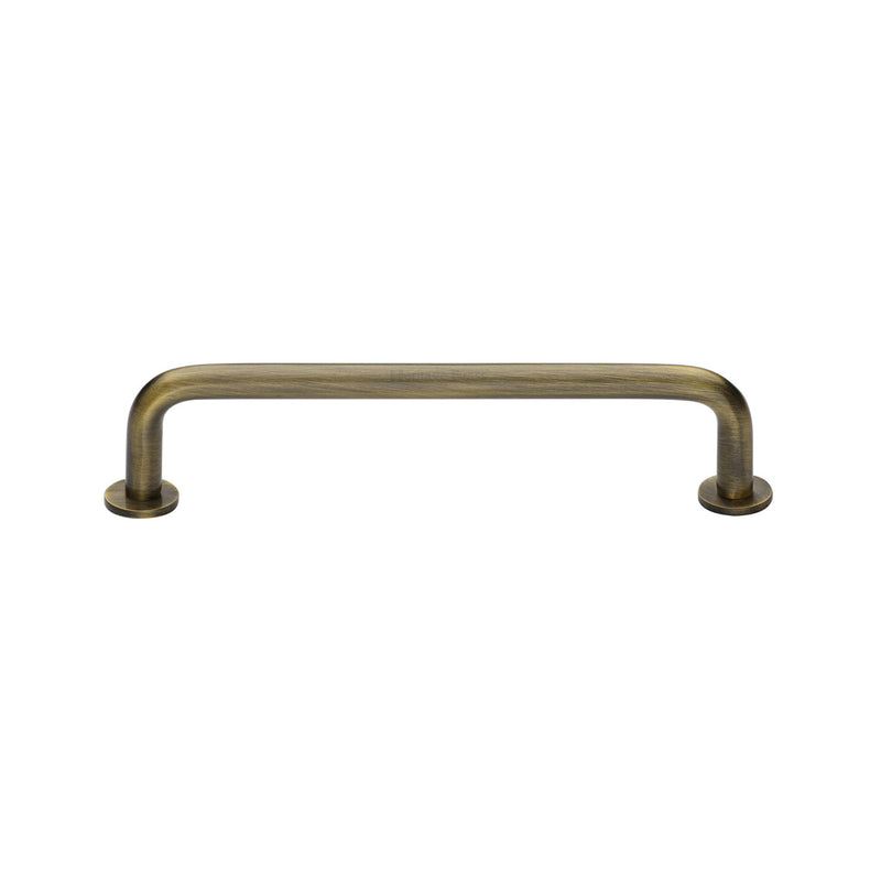 Heritage Brass Cabinet Pull Wire Design with 16mm Rose 128mm CTC Antique Brass Finish - C2156 128-AT - Choice Handles