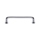 Heritage Brass Cabinet Pull Wire Design with 16mm Rose 128mm CTC Polished Chrome Finish - C2156 128-PC - Choice Handles