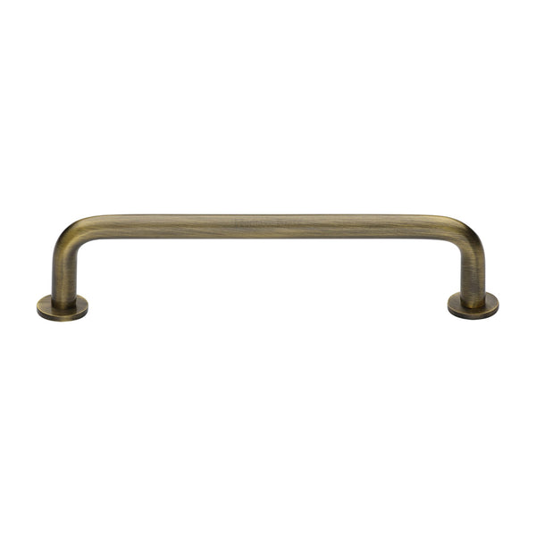 Heritage Brass Cabinet Pull Wire Design with 16mm Rose 160mm CTC Antique Brass Finish - C2156 160-AT - Choice Handles