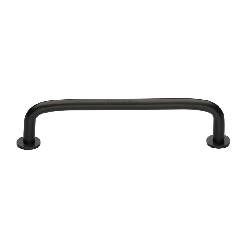 Heritage Brass Cabinet Pull Wire Design with 16mm Rose 160mm CTC Matt Bronze Finish - C2156 160-MB - Choice Handles