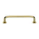Heritage Brass Cabinet Pull Wire Design with 16mm Rose 160mm CTC Polished Brass Finish - C2156 160-PB - Choice Handles