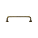 Heritage Brass Cabinet Pull Wire Design with 16mm Rose 96mm CTC Antique Brass Finish - C2156 96-AT - Choice Handles