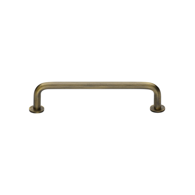 Heritage Brass Cabinet Pull Wire Design with 16mm Rose 96mm CTC Antique Brass Finish - C2156 96-AT - Choice Handles