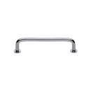 Heritage Brass Cabinet Pull Wire Design with 16mm Rose 96mm CTC Polished Chrome Finish - C2156 96-PC - Choice Handles
