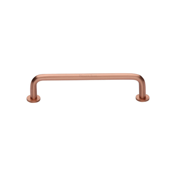 Heritage Brass Cabinet Pull Wire Design with 16mm Rose 96mm CTC Satin Rose Gold Finish - C2156 96-SRG - Choice Handles