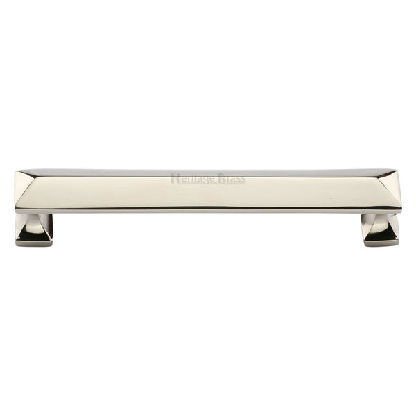 Heritage Brass Cabinet Pull Pyramid Design 152mm CTC Polished Nickel Finish - C2231 152-PNF - Choice Handles