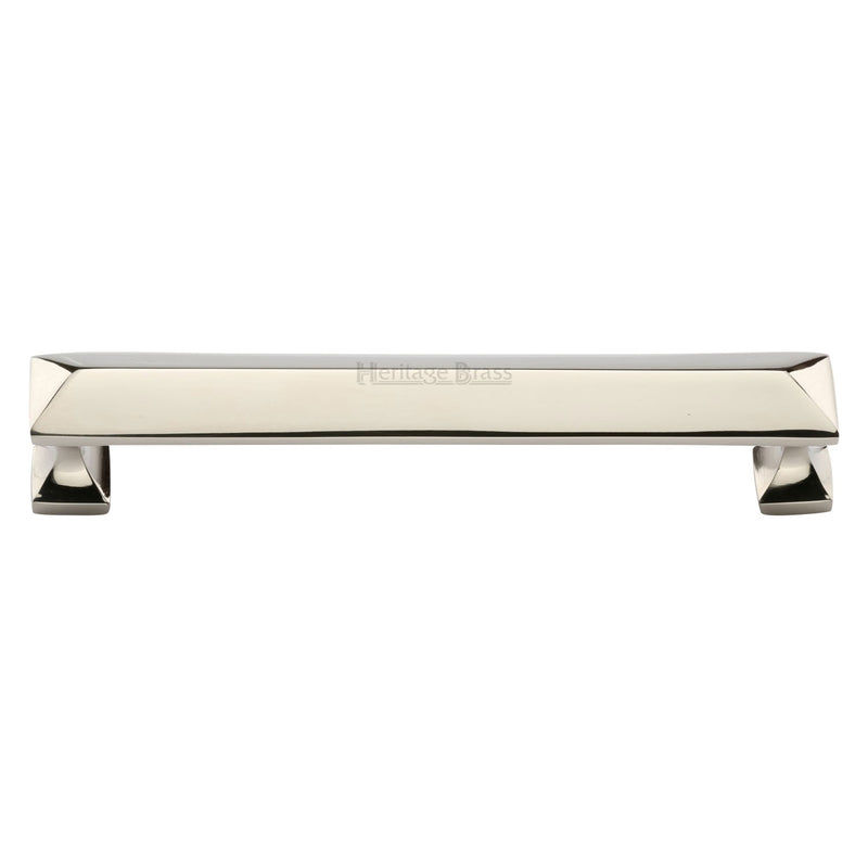 Heritage Brass Cabinet Pull Pyramid Design 152mm CTC Polished Nickel Finish - C2231 152-PNF - Choice Handles