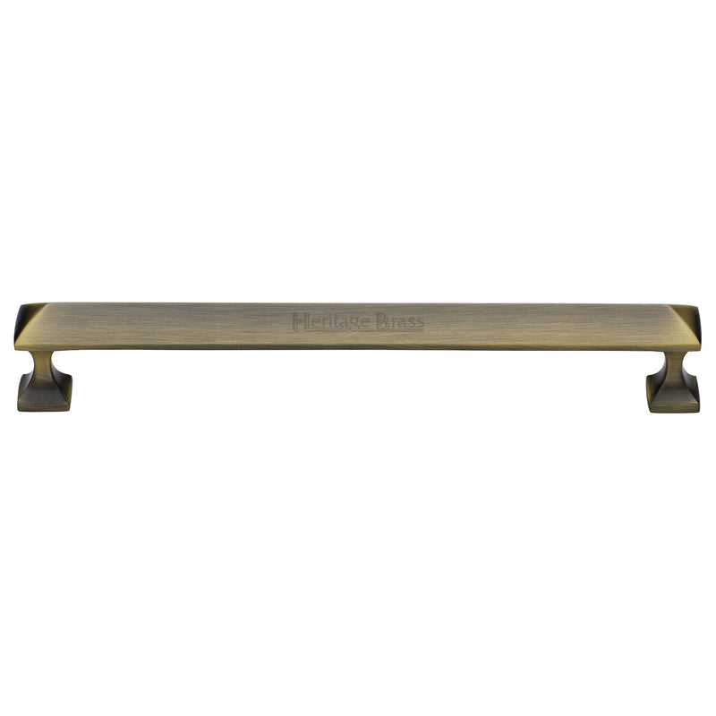 Heritage Brass Cabinet Pull Pyramid Design 203mm CTC Antique Finish - C2231 203-AT - Choice Handles