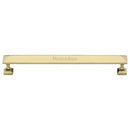 Heritage Brass Cabinet Pull Pyramid Design 203mm CTC Polished Brass Finish - C2231 203-PB - Choice Handles