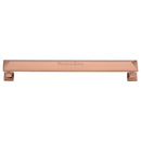 Heritage Brass Cabinet Pull Pyramid Design 203mm CTC Satin Rose Gold Finish - C2231 203-SRG - Choice Handles