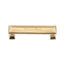 Heritage Brass Cabinet Pull Pyramid Design 96mm CTC Polished Brass Finish - C2231 96-PB - Choice Handles