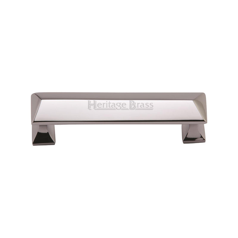 Heritage Brass Cabinet Pull Pyramid Design 96mm CTC Polished Chrome Finish - C2231 96-PC - Choice Handles