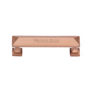 Heritage Brass Cabinet Pull Pyramid Design 96mm CTC Satin Rose Gold Finish - C2231 96-SRG - Choice Handles