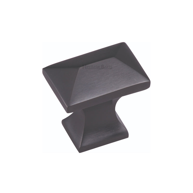 Heritage Brass Cabinet Knob Anvil Design 35mm Matt Black Finish
 - C2232-BKMT - Choice Handles