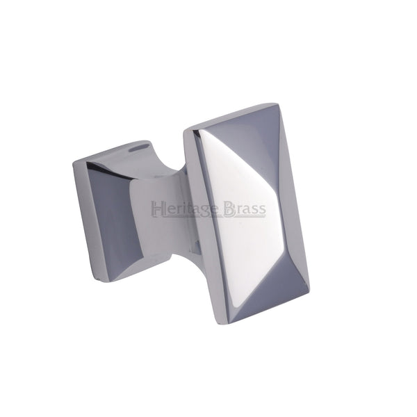 Heritage Brass Cabinet Knob Anvil Design 22mm Polished Chrome finish - C2232-PC - Choice Handles