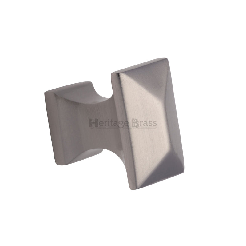 Heritage Brass Cabinet Knob Anvil Design 22mm Satin Nickel finish - C2232-SN - Choice Handles
