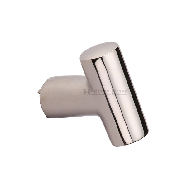 Heritage Brass Cabinet Knob T Shaped 35mm Polished Nickel - C2234-PNF - Choice Handles