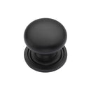 Heritage Brass Cabinet Knob Victorian Round Design with base 25mm Matt Black finish


 - C2240 25-BKMT - Choice Handles